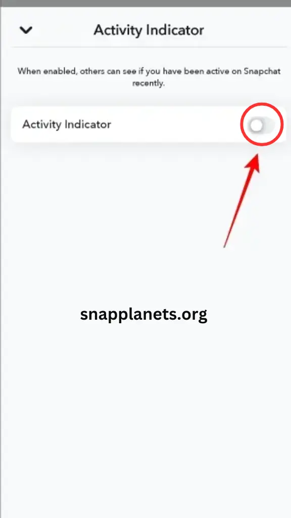 Snapchat-Green-Dot-Disbale-Step-3